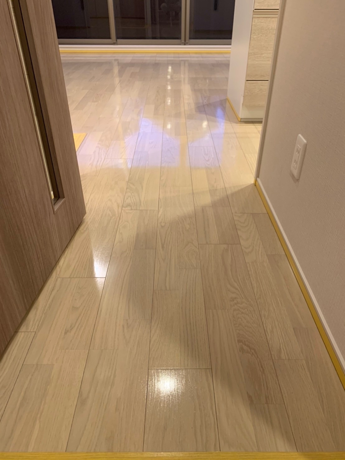 フロアコーティングを松戸市で施工しました